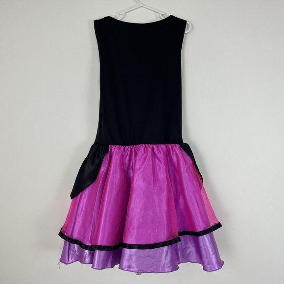 Disney Mad Hatter Alice Wonderland Costume Child Dress Medium 8-10 Halloween - Picture 6 of 9